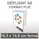 Dépliant A6 (4 faces)