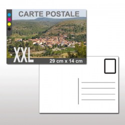 Cartes postales XXL (29 cm x 14 cm)