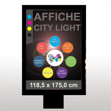 Affiches Citylight (118,5 x 175,0 cm)