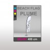 Beach flag Plume Géant 400 cm