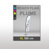 Beach flag Plume XL 500 cm