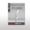 Beach flag Plume XXL 600 cm