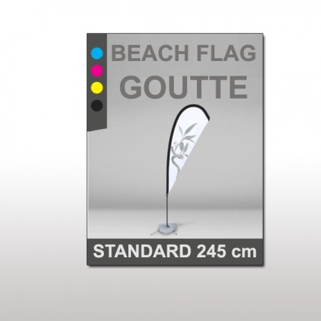 Beach flag Goutte Standard 245 cm