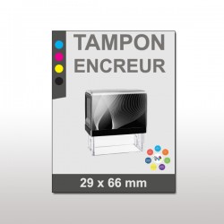 Tampon plastique 29x66mm