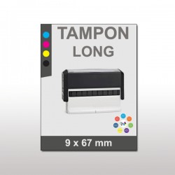 Tampon plastique long 9x67mm