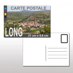 Cartes postales LONG (21,0 cm x 9,8 cm)