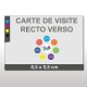carte de visite recto verso
