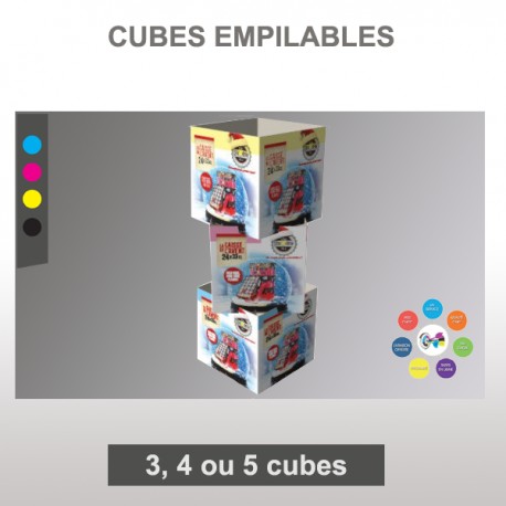 Totem Cubes à empiler