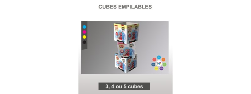 Totem Cubes à empiler